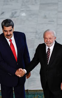 Ao lado de Maduro, Lula defende entrada da Venezuela no Brics (Ueslei Marcelino/Reuters - 29.05.2023)